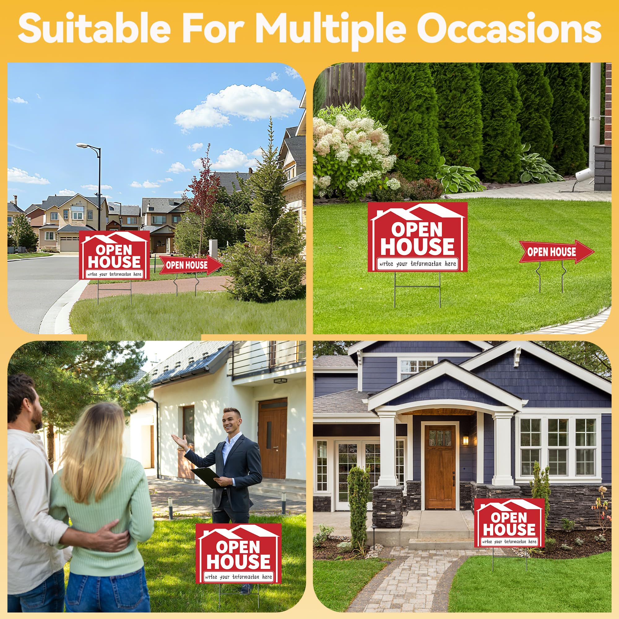 Frohllia driveway placement sign guides visitors efficiently near entrances.
