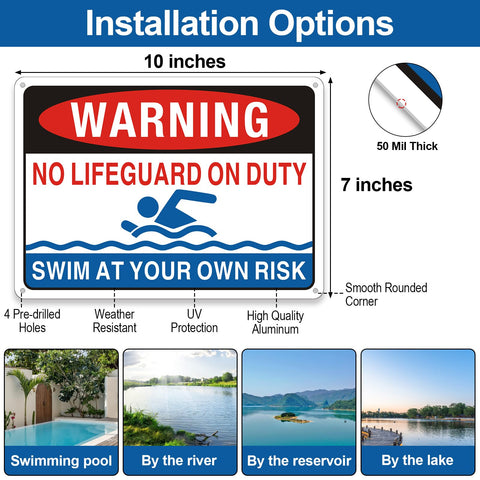 Frohllia sign with four holes for simple installation