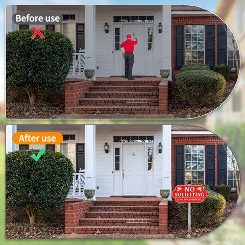 Frohllia yard sign stays visible day and night with reflective lettering.