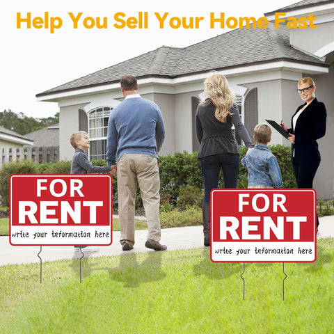 Frohllia yard-sign pack offers two signs in one affordable set.