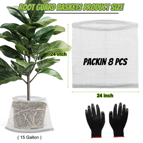 Froidesente 304 stainless steel mesh basket in garden ready to deter digging pests