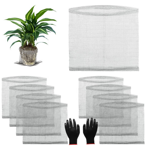 Froidesente 8-pcs root guard baskets protect plant roots from burrowing pests.