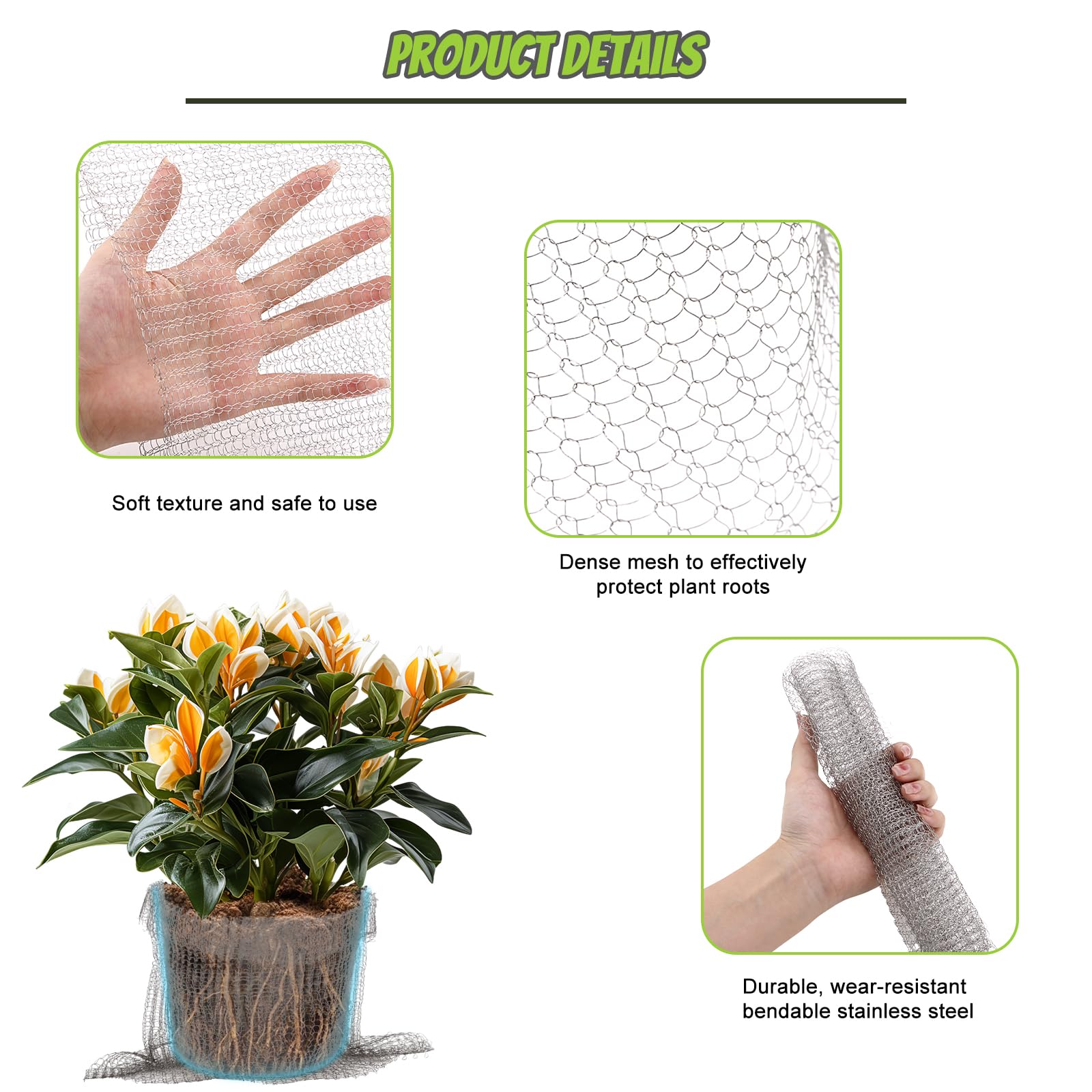 Froidesente packaging details show eight baskets and gloves included