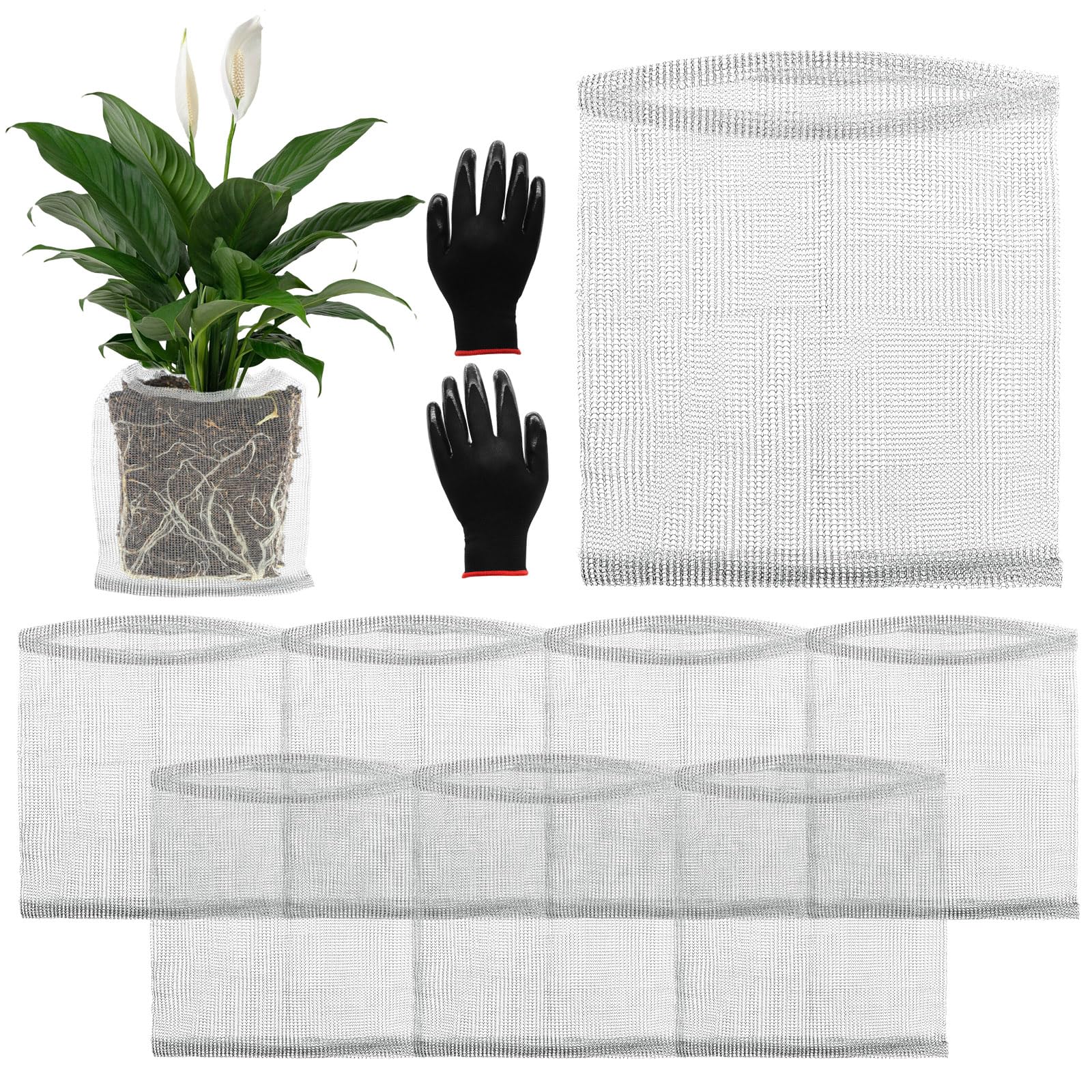 Froidesente root guard basket 10-gallon assembly protects roots from pests.