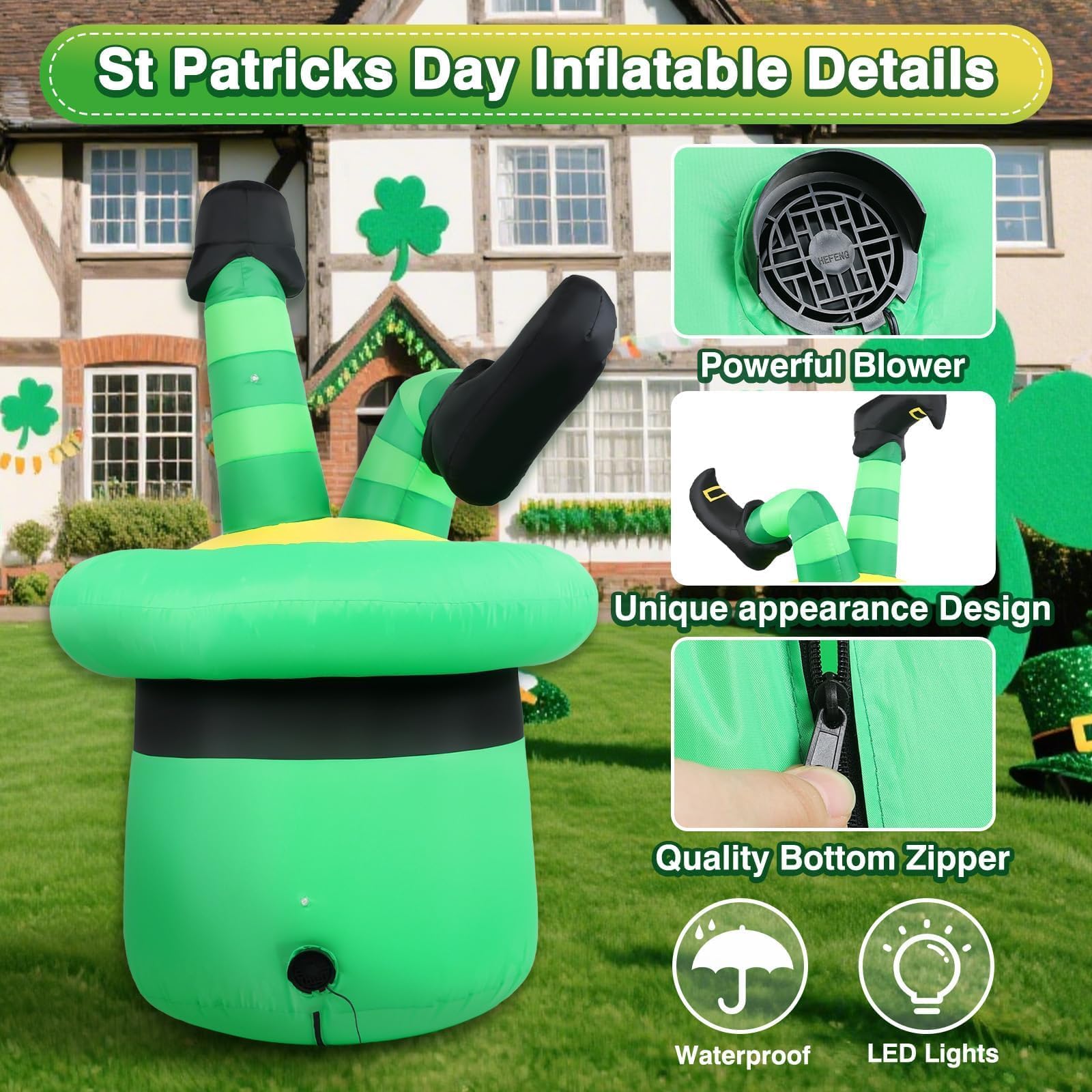 Frojuly bright colors inflatable, vivid yard decor that stands out at events.