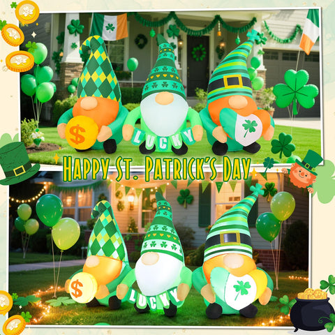 Frojuly quick setup inflatable plugs in for instant yard celebration