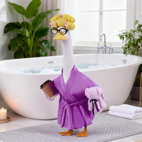 Froklic Lady Porch Goose Reading Glasses offer whimsical detail