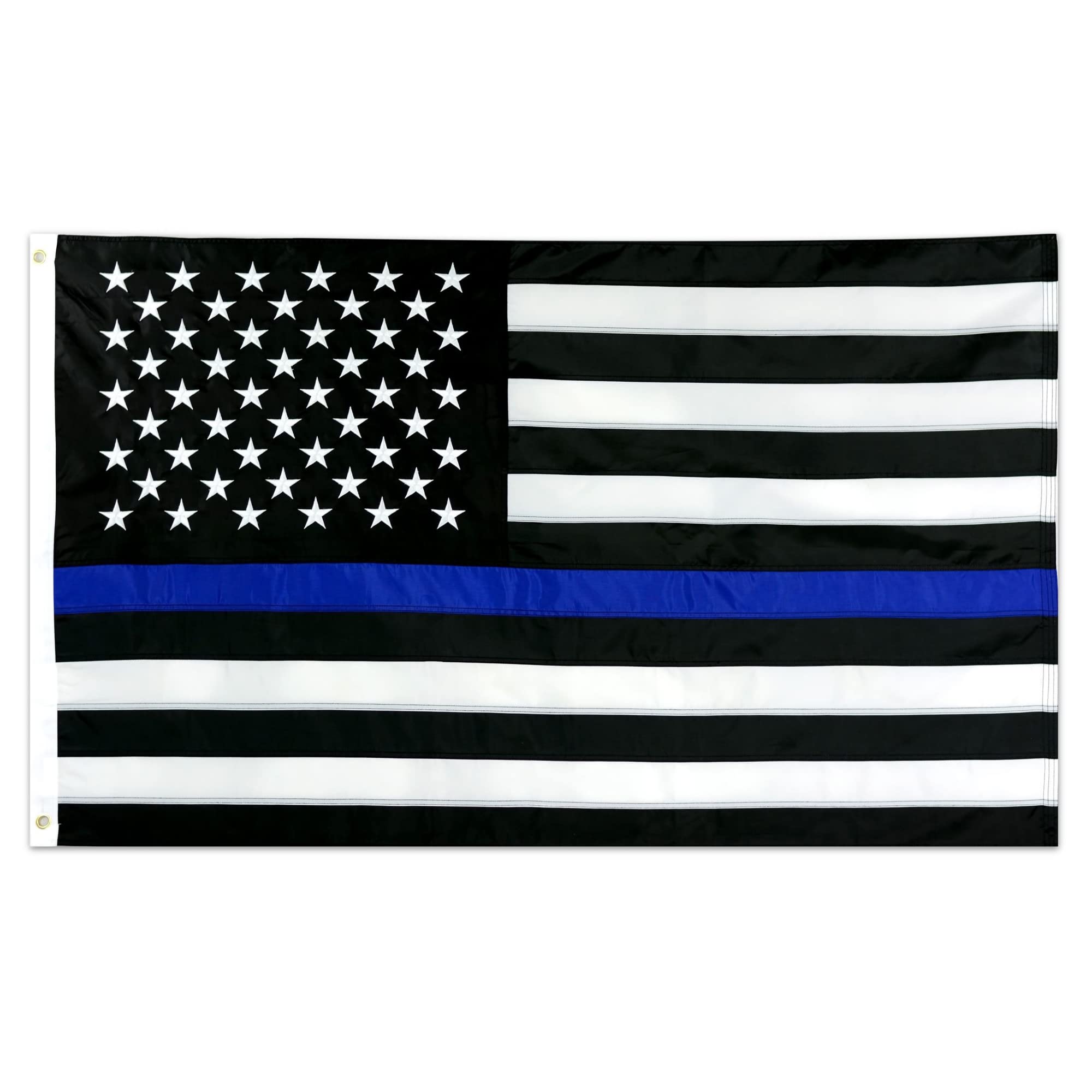 Front Line Flags thin blue line flag 3x5 ft with vivid color for outdoor display