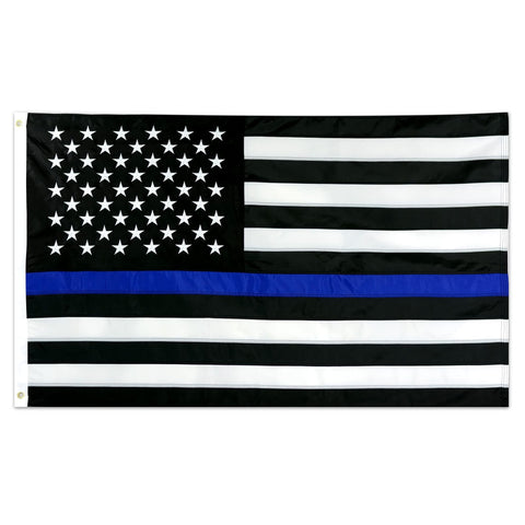 Front Line Flags thin blue line flag 3x5 ft with vivid color for outdoor display