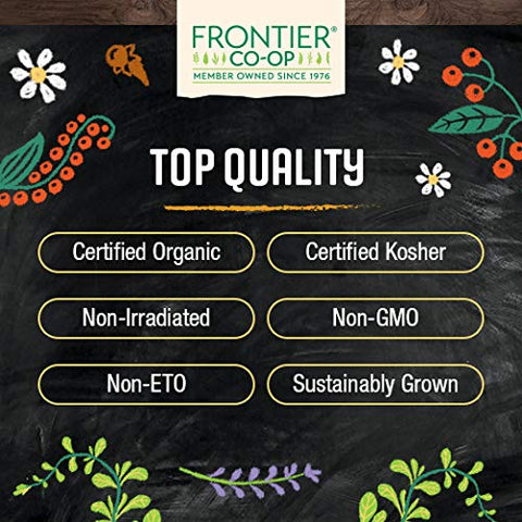 Frontier Co-op comfrey leaf dried leaves panorama emphasizing natural origin for garden health.
