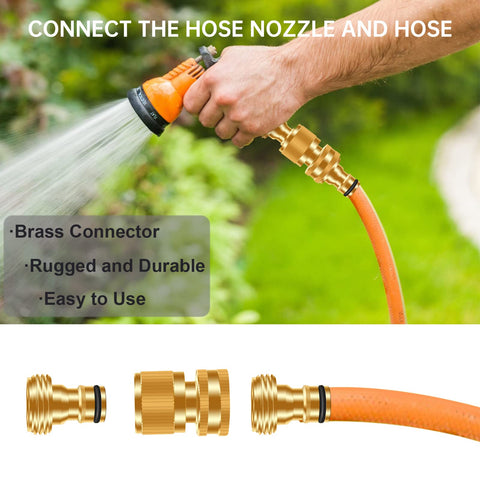 FRQNTKPA no-wrench connection simplifies hose setup.