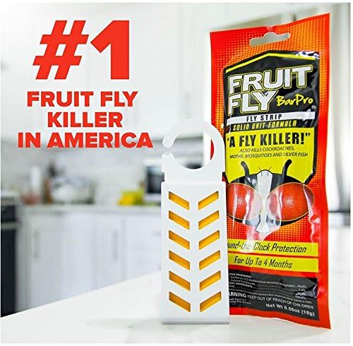 Fruit Fly BarPro strip by drains targets breeding zones with vapor technology.