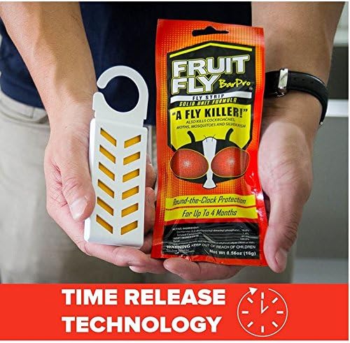Fruit Fly BarPro strip in kitchen storage area helps protect fruit storage.