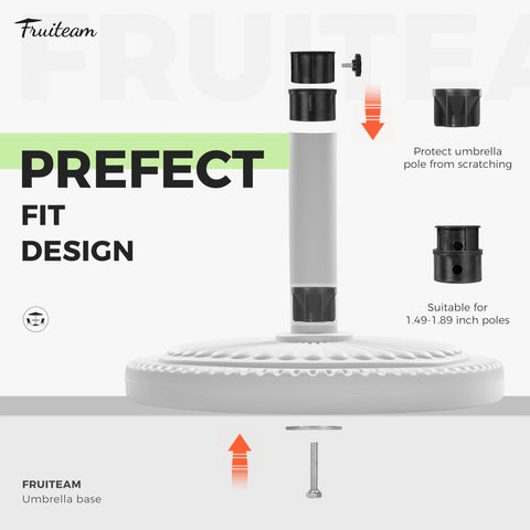 FRUITEAM adjustable piston fits posts 1.49 to 1.89 in.