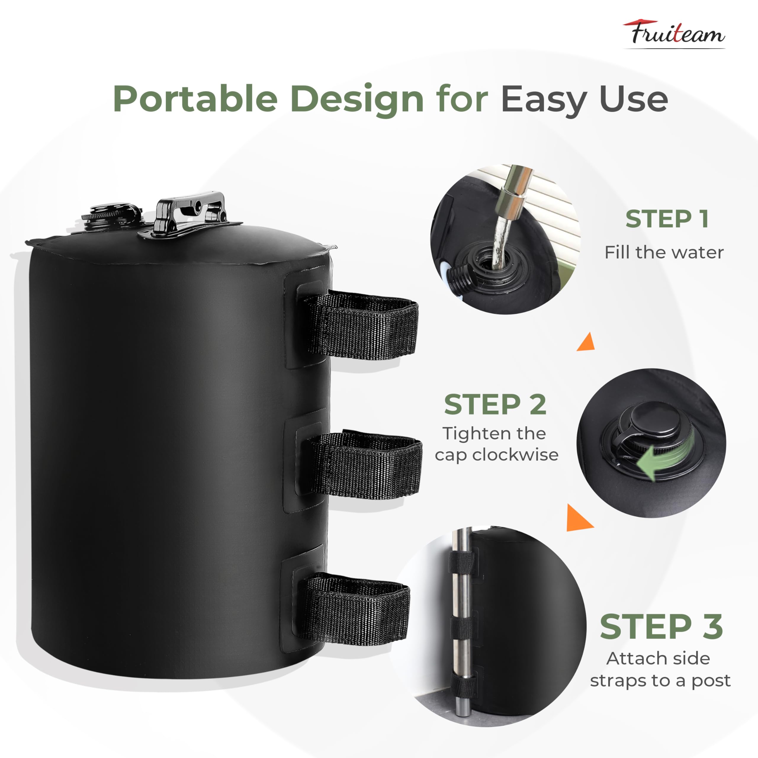 FRUITEAM collapsible design enables compact storage after use