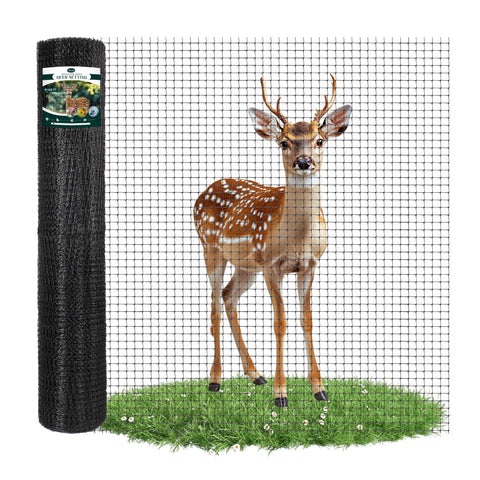 FRUITEAM deer fence 8ft-165ft roll protects your garden from deer and wildlife.