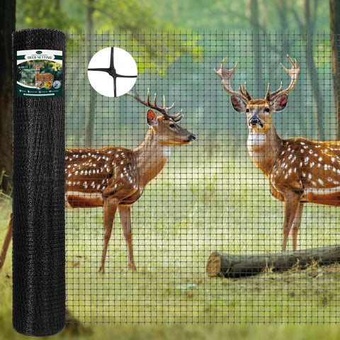 FRUITEAM deer netting 8ft-165ft guards beds with simple, proven setup.