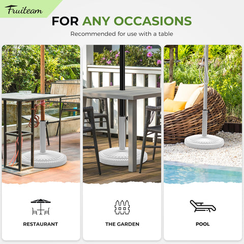 FRUITEAM easy-clean base with stylish sunflower design.