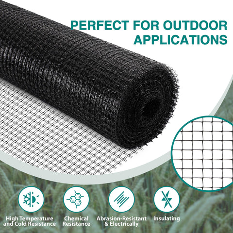 FRUITEAM easy-install fence saves time with standard tools.