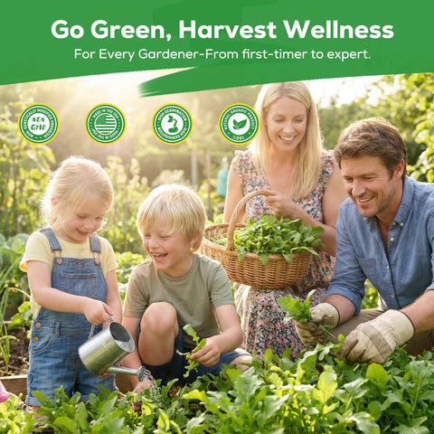 Fruivity arugula seeds thrive as a cool-season crop in spring or fall