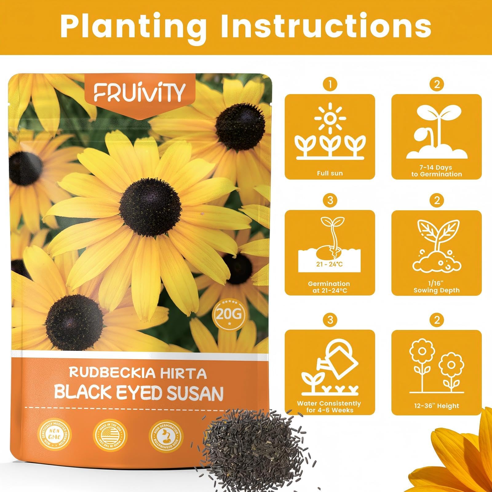 Fruivity seeds ideal for borders containers and quick color in gardens