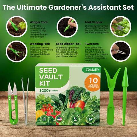 Vibrant seed packets ready for germination testing; expect reliable sprouts from day one.