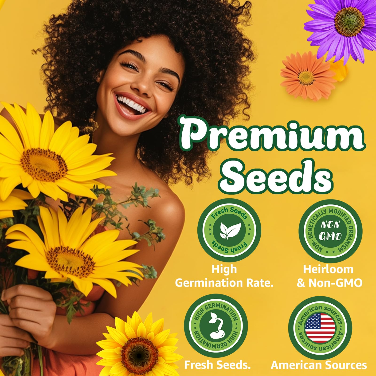 Fruivity high-viability seeds promote quick sprouts in sunny beds