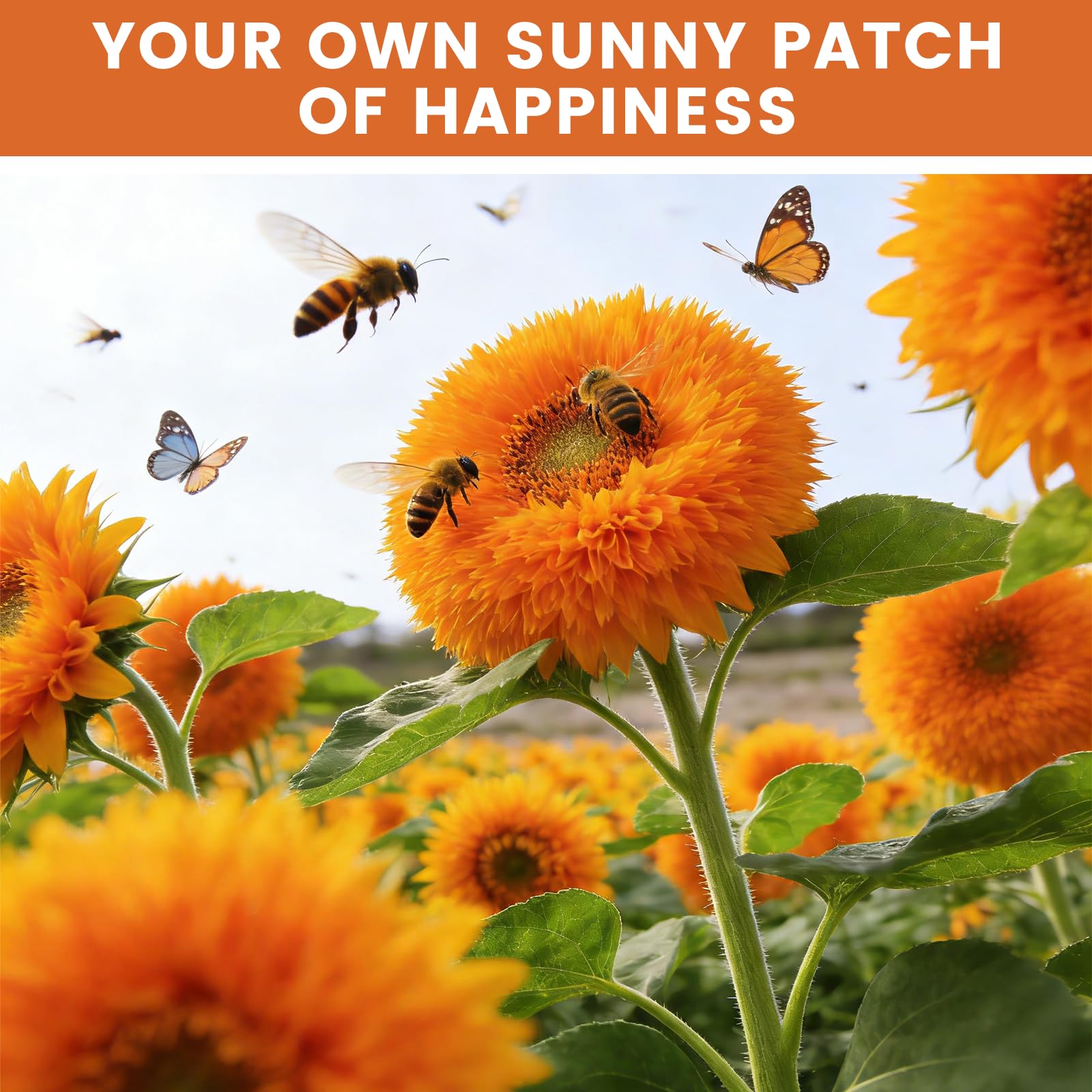 Fruivity Teddy Bear Sunflower Seeds beginner-friendly gardening option for new growers.
