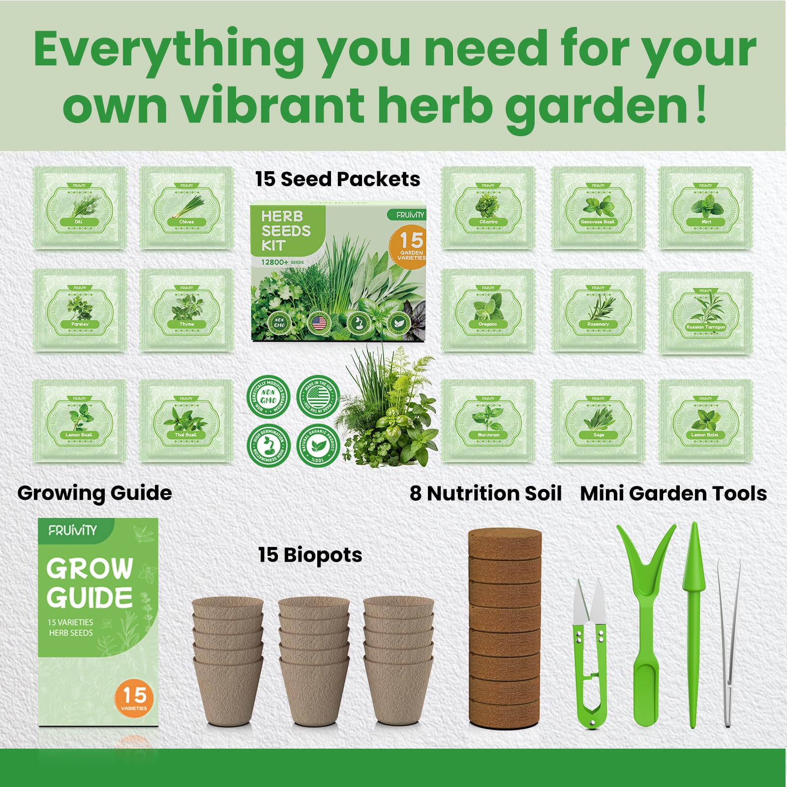 Fruivity biodegradable pots supporting healthy root growth