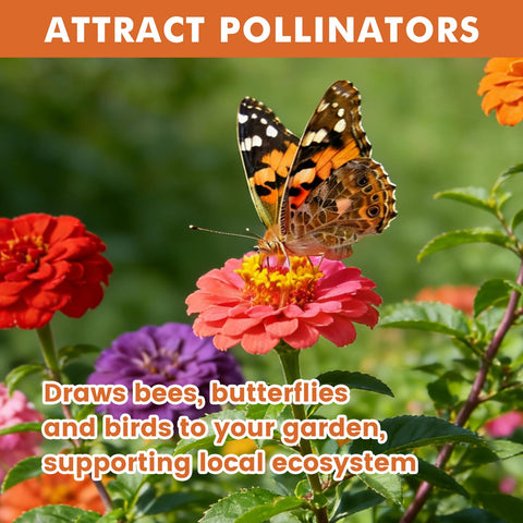 Fruivity Zinnia seeds as a gift-ready pack for holidays and celebrations.