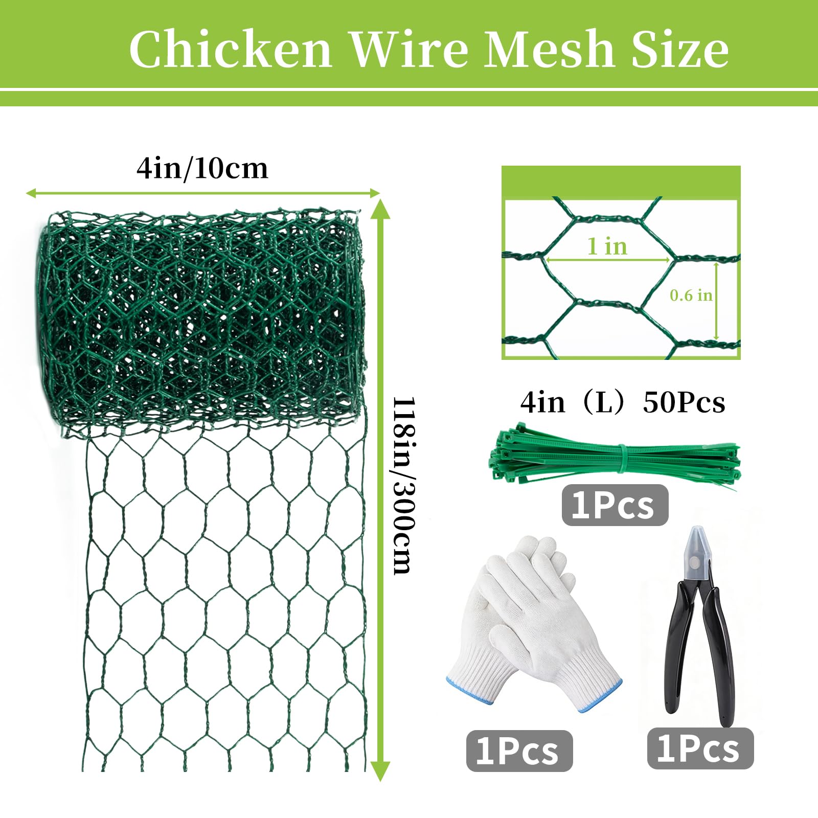 Frukwoc galvanized hex mesh fence highlights durability for outdoor projects and animal deterrence.