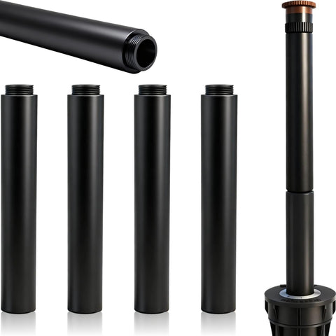 FRUSSONIA sprinkler riser extension elevates spray for uniform irrigation across thick turf