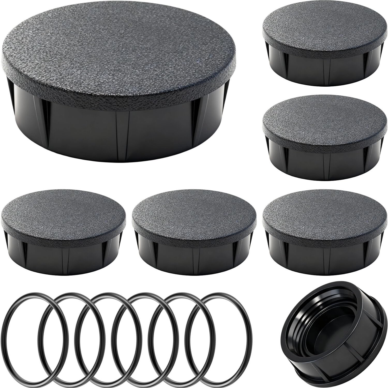 FRUSSONIA 6-pack sprinkler caps for Rain Bird 1800 series, ensuring a secure leak-free seal