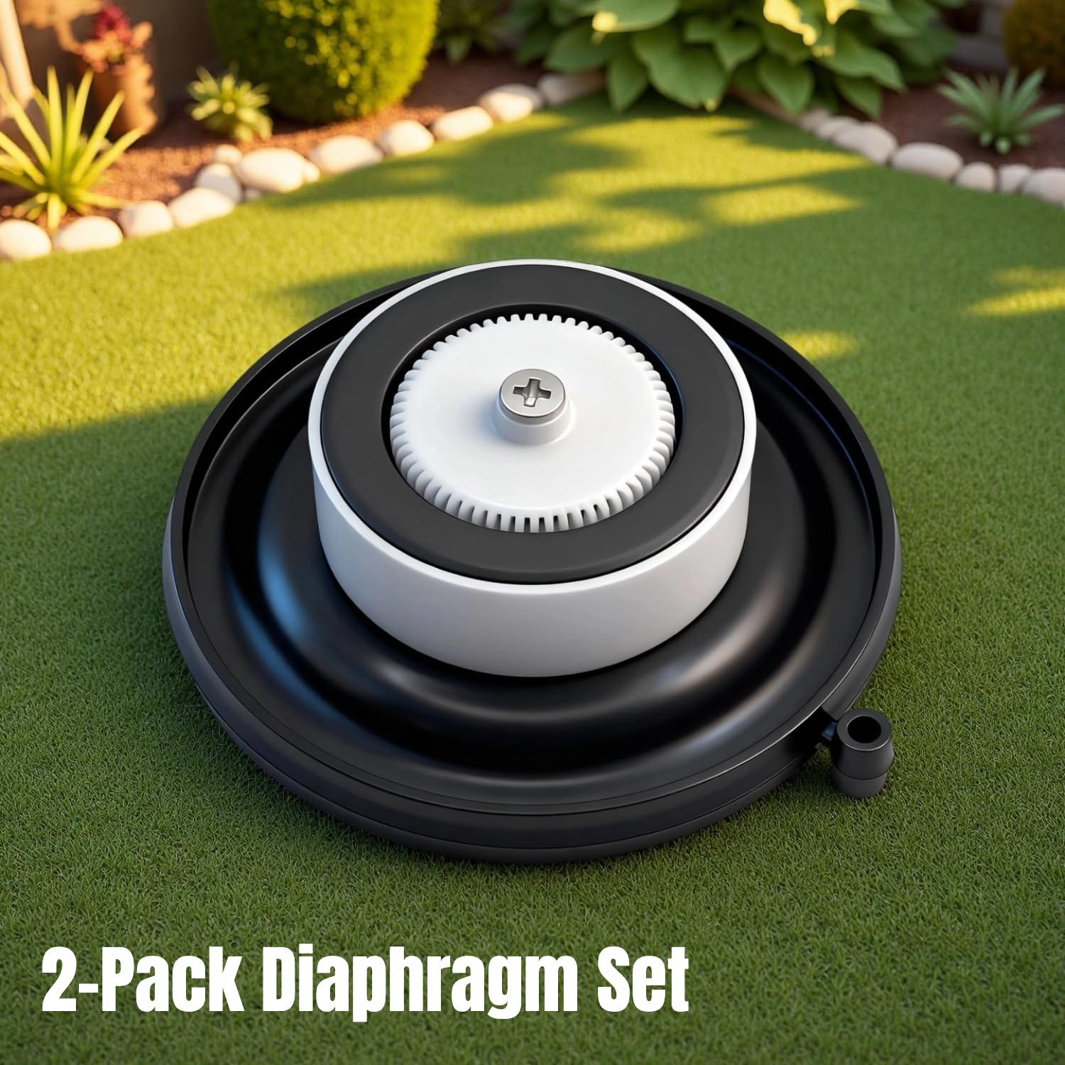 FRUSSONIA Buna-N rubber close-up highlighting durable diaphragm material.