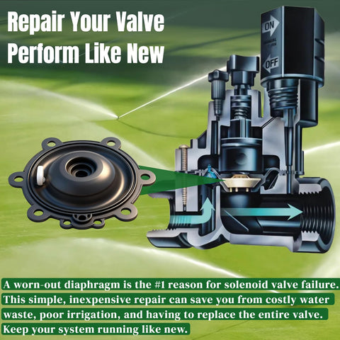 FRUSSONIA kit prevents leaks and supports better water flow after repair.