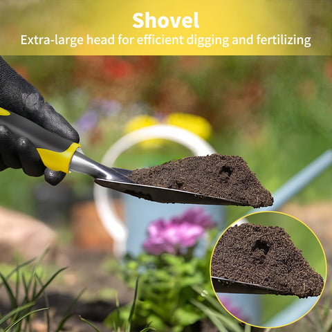 FrutPunch tool set showing ergonomic handles to reduce fatigue during gardening