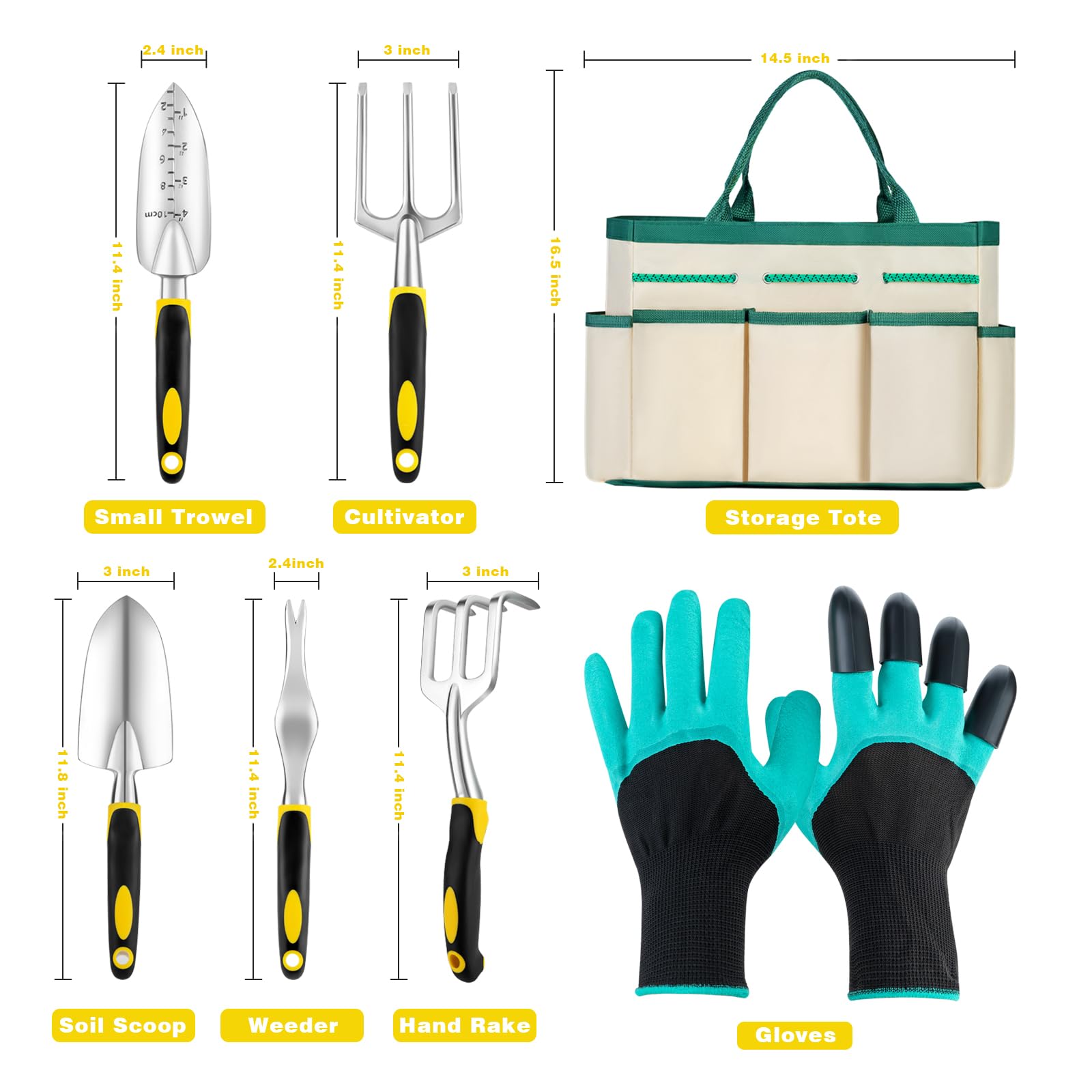 FrutPunch ergonomic-handles provide non-slip grip for comfortable extended gardening.