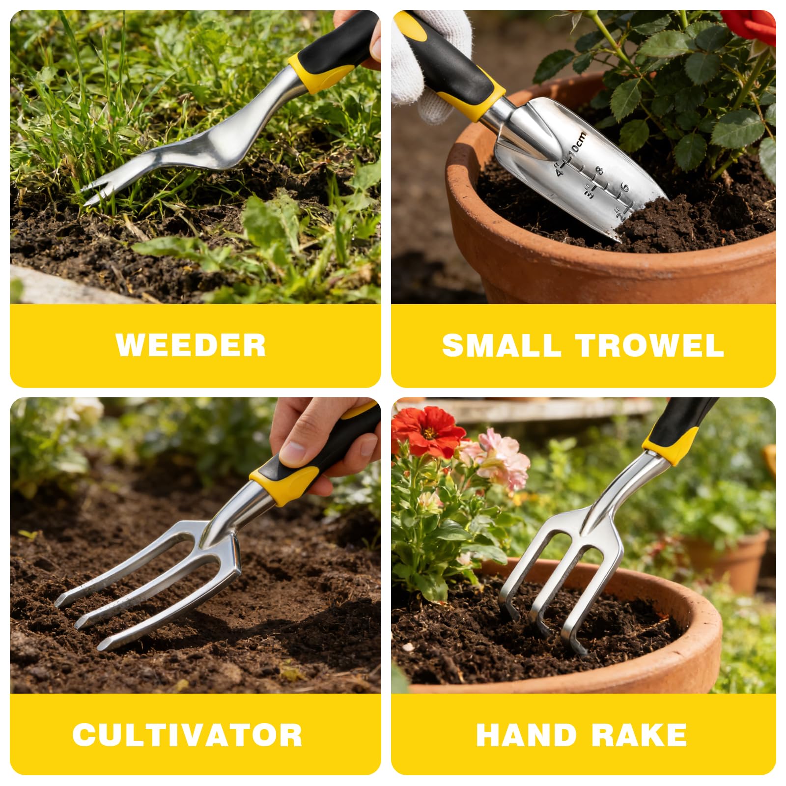 FrutPunch free-gloves included protect hands during planting, weeding, and soil work.