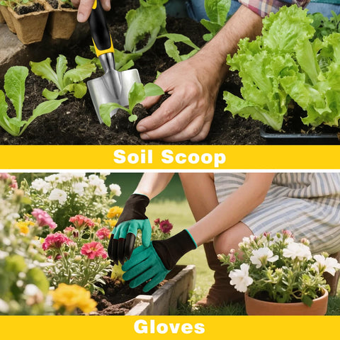 FrutPunch storage-bag keeps tools organized for easy transport to garden.