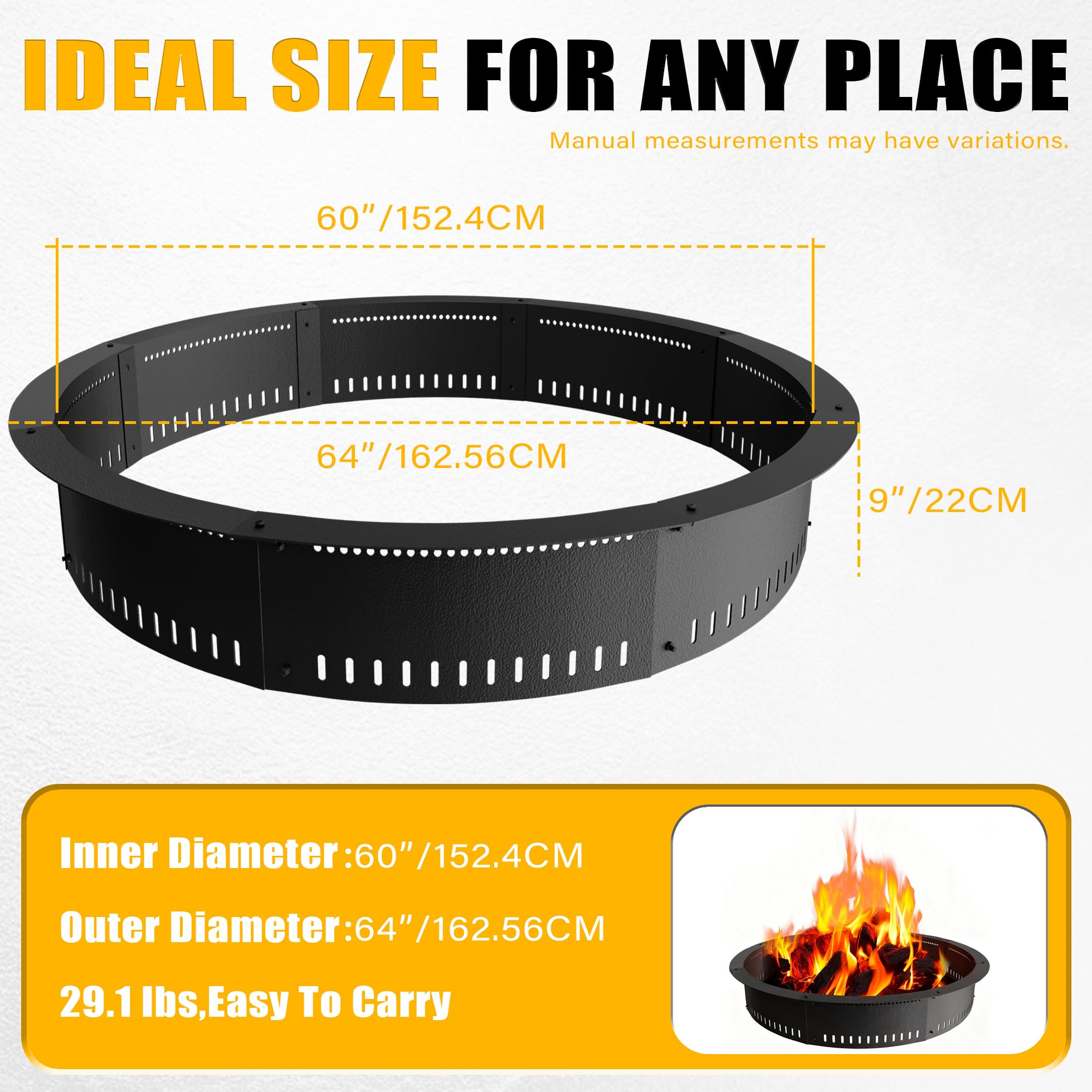 Fruyyzl smokeless ring steel-construction highlights long-lasting durability