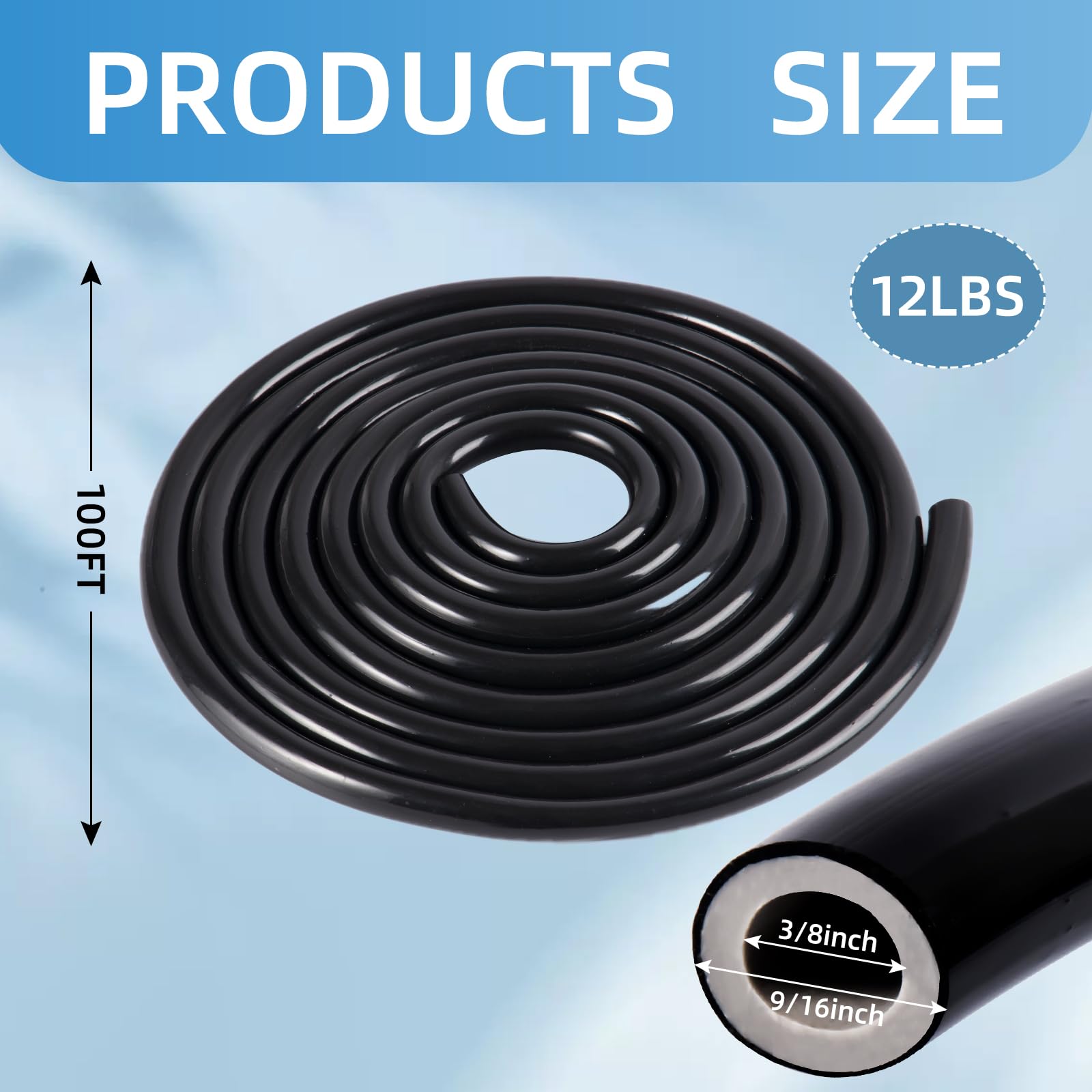FRYKMTH heavy duty rubber hose for durable outdoor use