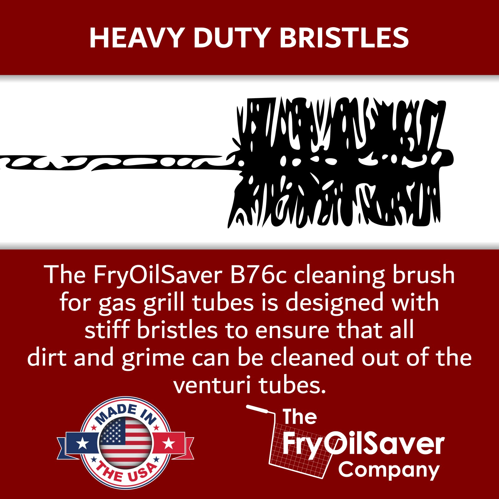 FryOilSaver Co grease-debris-removal aids even flame and efficient operation