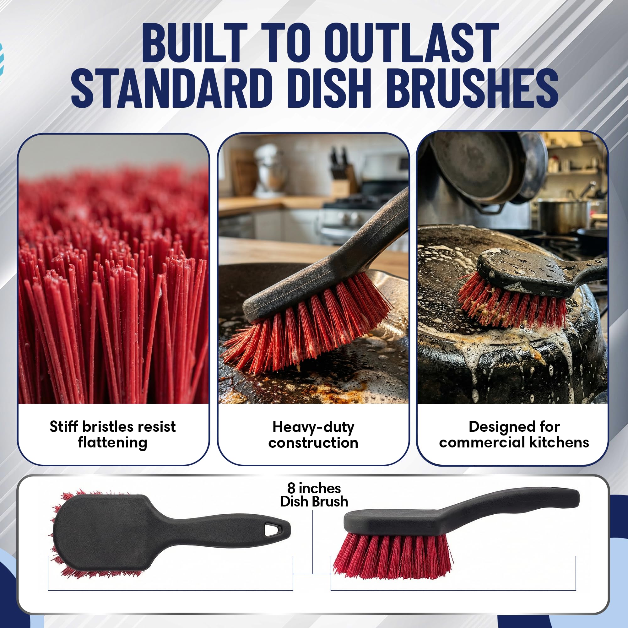 FryOilSaver Co grill-grates-cleaner bristles loosen grime on grill grates