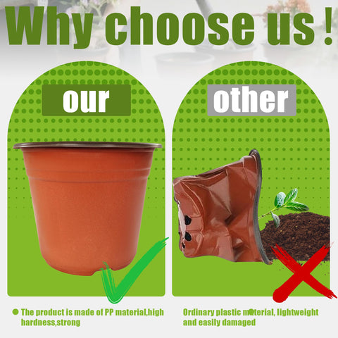Fsehyue 3.5-inch seedling pot versatile for starters