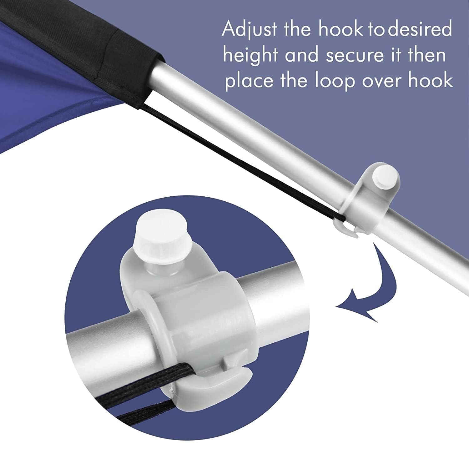 FSFLAG aluminum and fiberglass construction offers durable support in rain or wind.