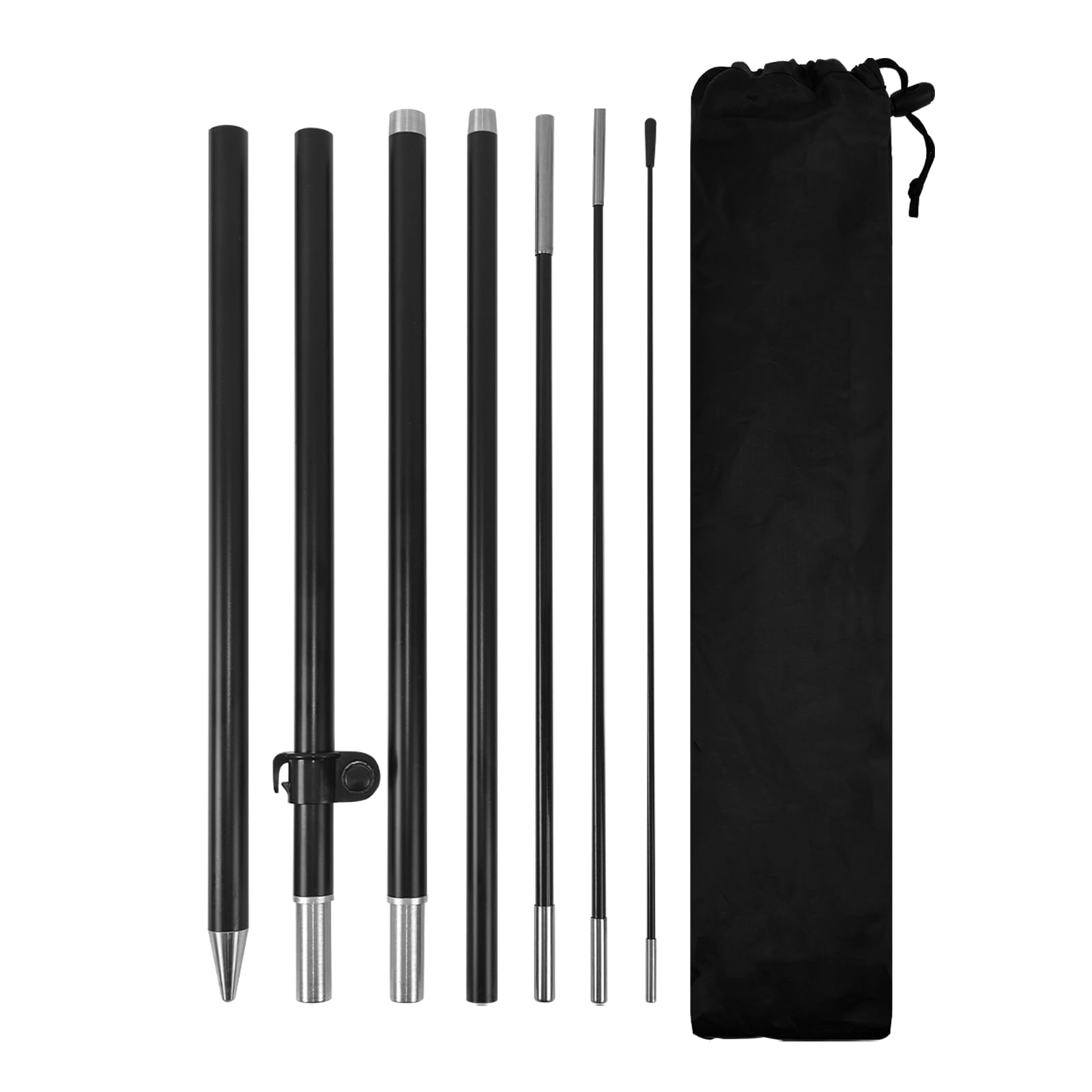 FSFLAG feather flag pole kit assembly for quick, easy daily displays.