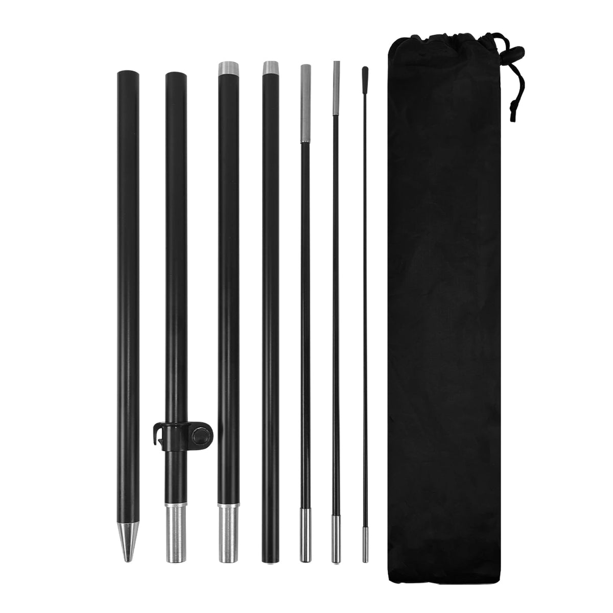 FSFLAG feather flag pole kit assembly for quick, easy daily displays.