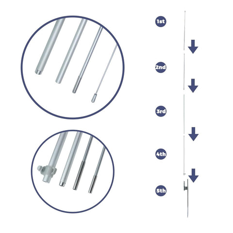 FSFLAG ground spike provides secure outdoor anchoring on varied surfaces.