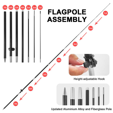 FSFLAG swooper flag outdoors to attract attention from passing traffic