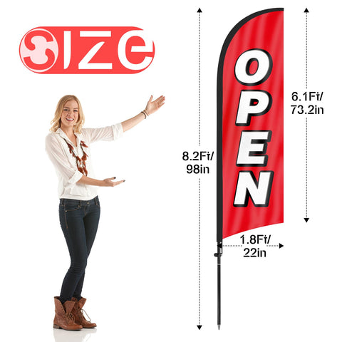 FSFLAG pole and ground stake kit for outdoor visibility